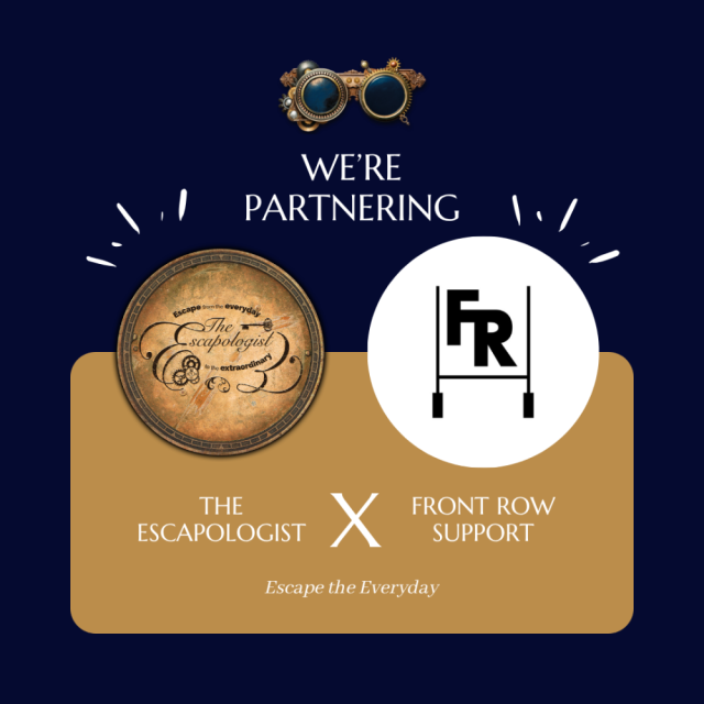 Front Row Support x The Escapologist: A Perfect Match of Team Spirit and Competitive Fun!