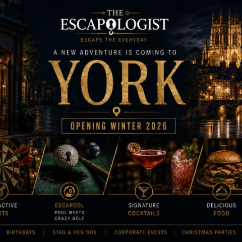 New Escapologist Site - York opening Winter 2026